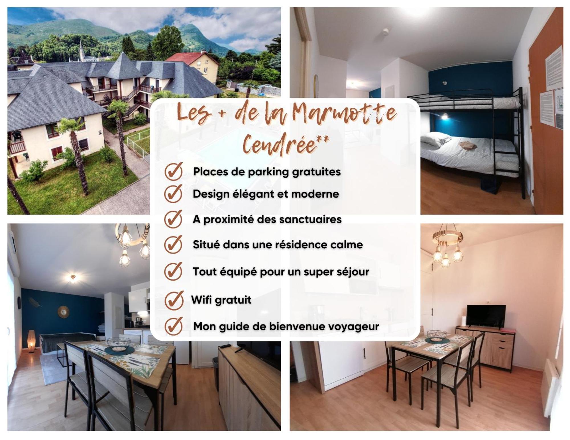Appartement De La Marmotte Cendree, Dans Residence De Tourisme 3 Etoiles Lourdes Eksteriør bilde